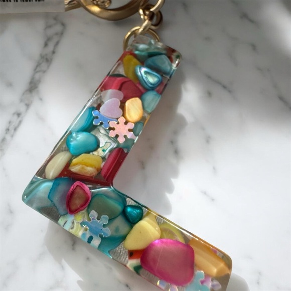 Keychain with initial “L” - Picture 2 of 2